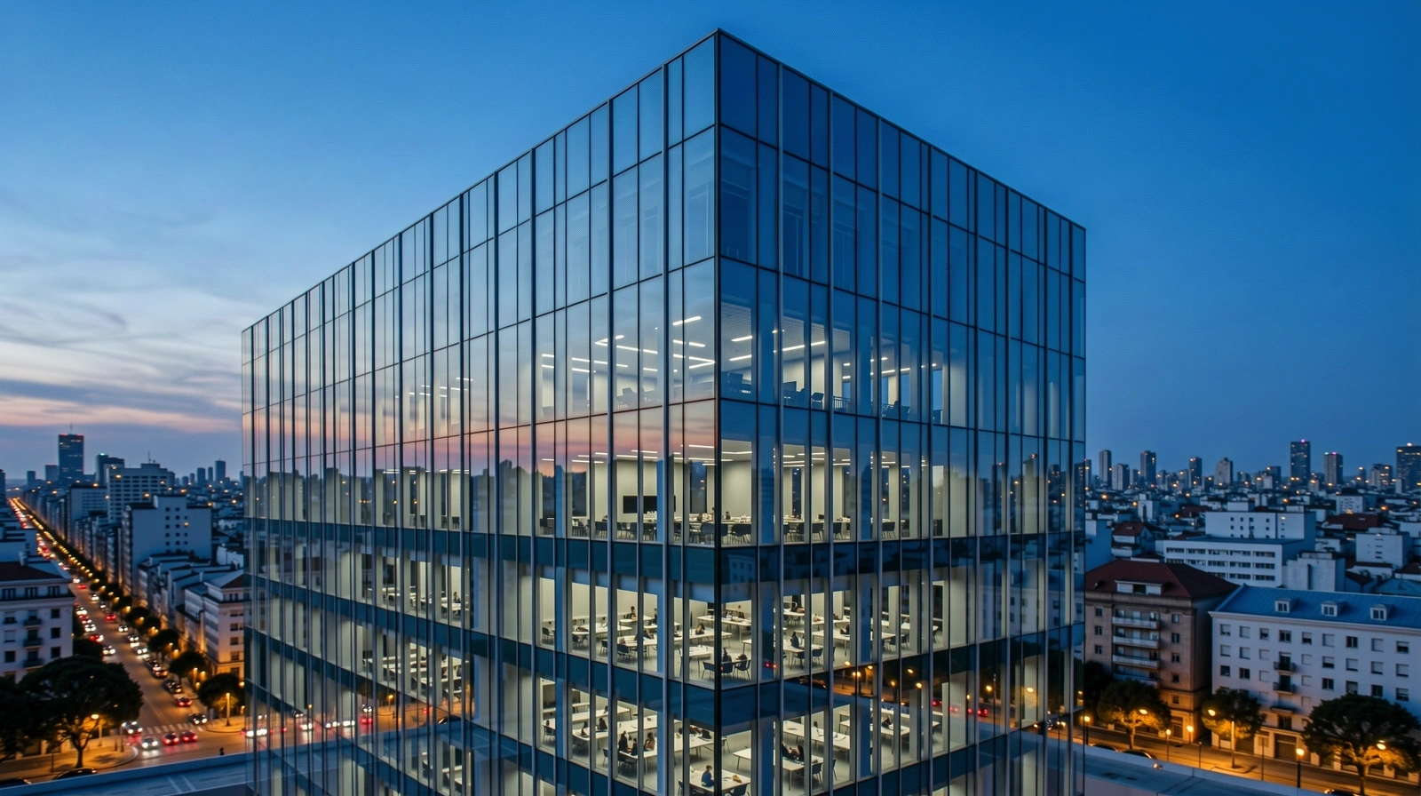 Arquitectura corporativa moderna en Buenos Aires